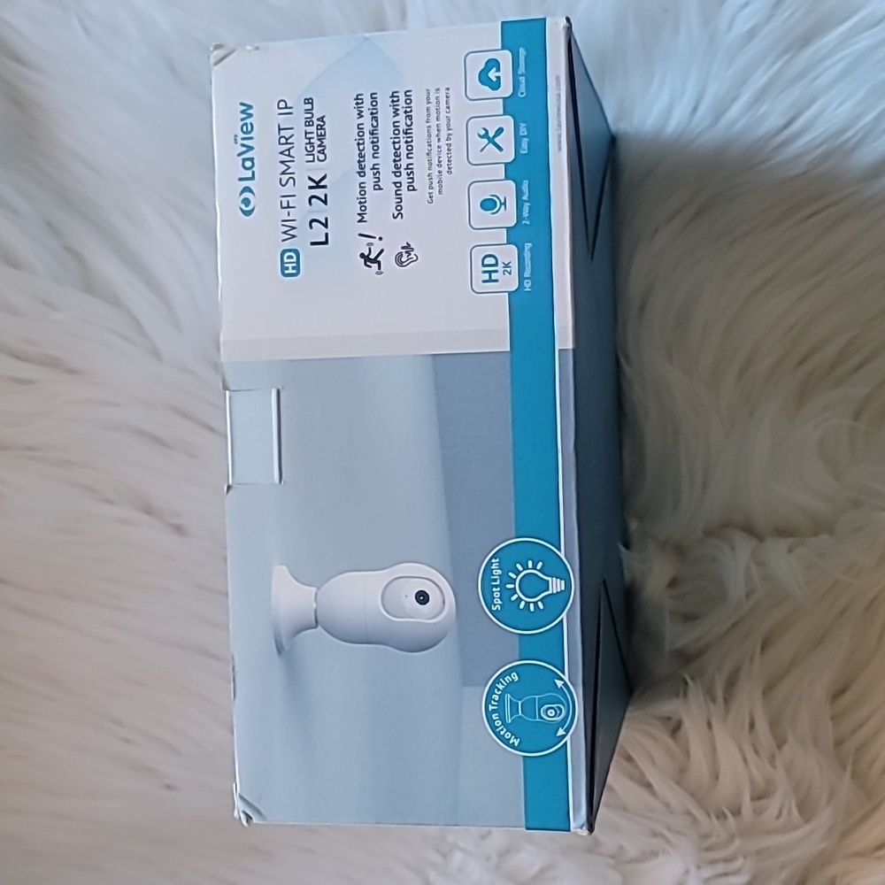 LaView 4MP Bulb Security Camera 2.4GHz, 360° 2K Wireless Cameras
